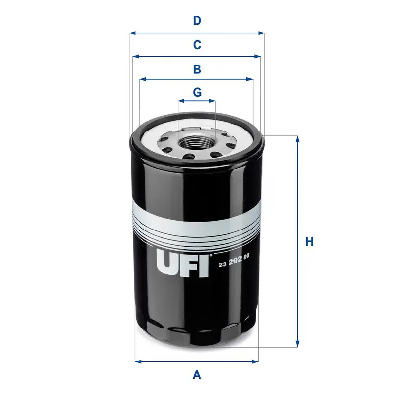 Handler.Part Oil filter UFI 2329200 1