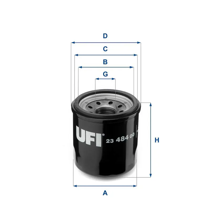 Handler.Part Oil filter UFI 2348400 1