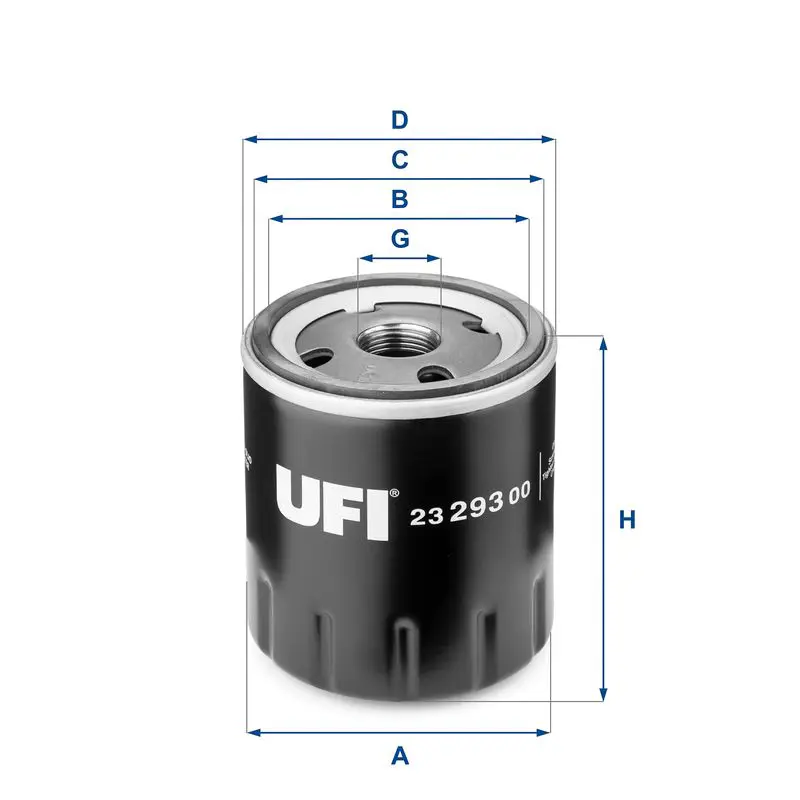 Handler.Part Oil filter UFI 2329300 1