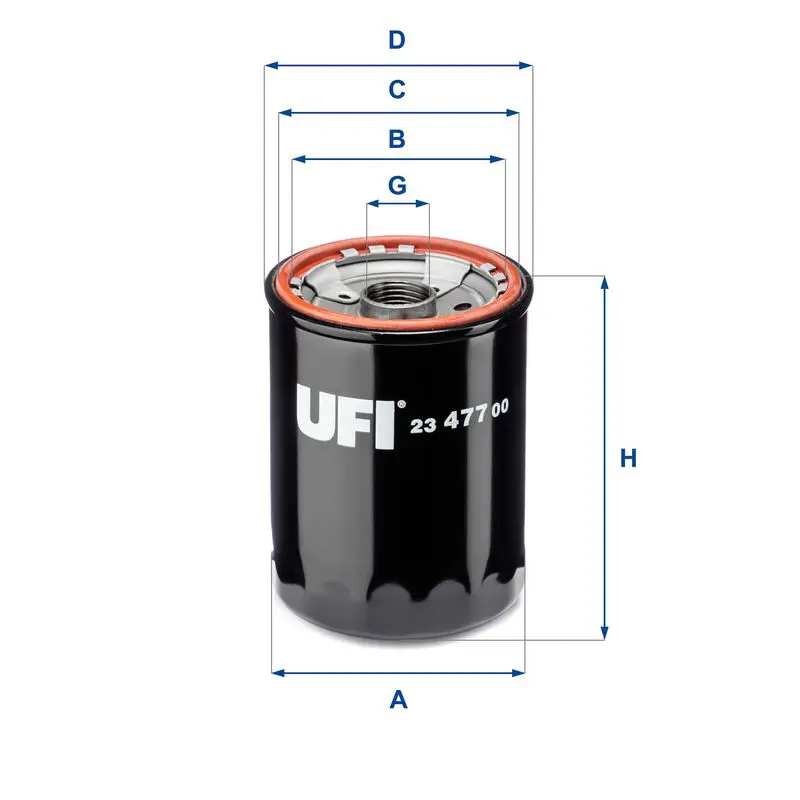 Handler.Part Oil filter UFI 2347700 1