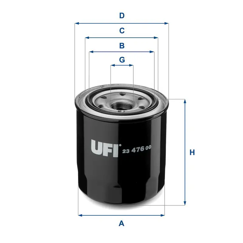 Handler.Part Oil filter UFI 2347600 1