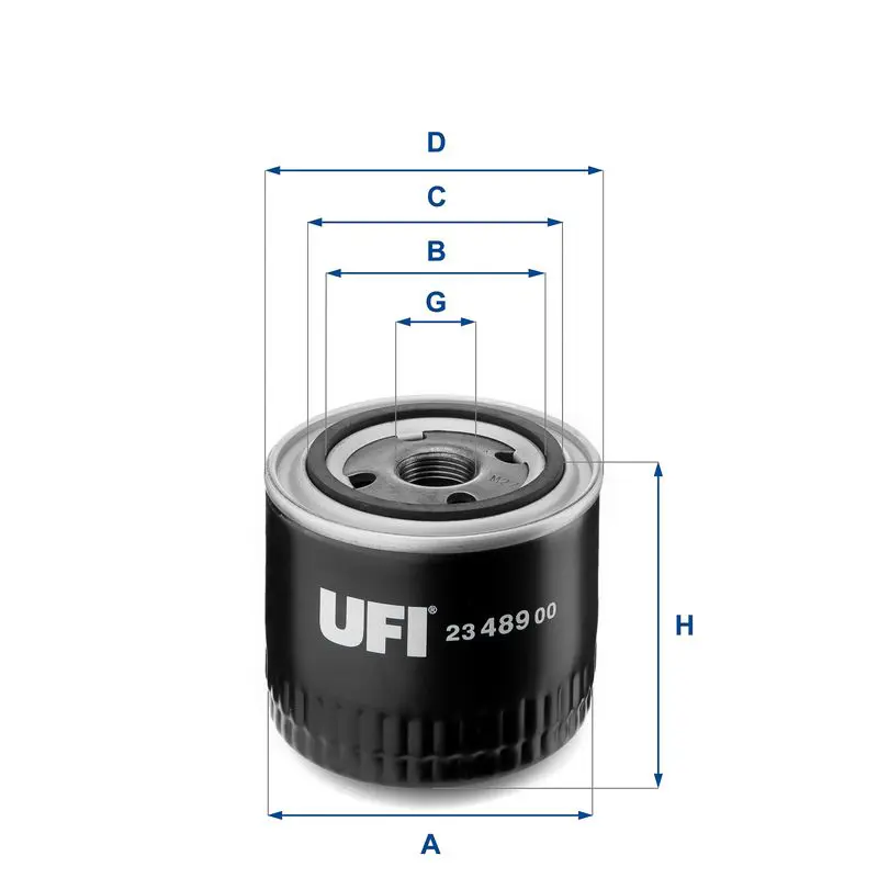 Handler.Part Oil filter UFI 2348900 1