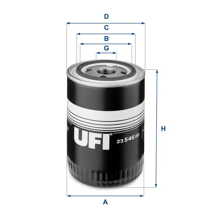 Handler.Part Oil filter UFI 2354600 1