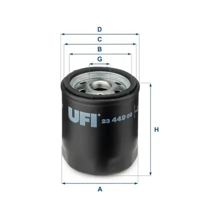 Handler.Part Oil filter UFI 2344900 1