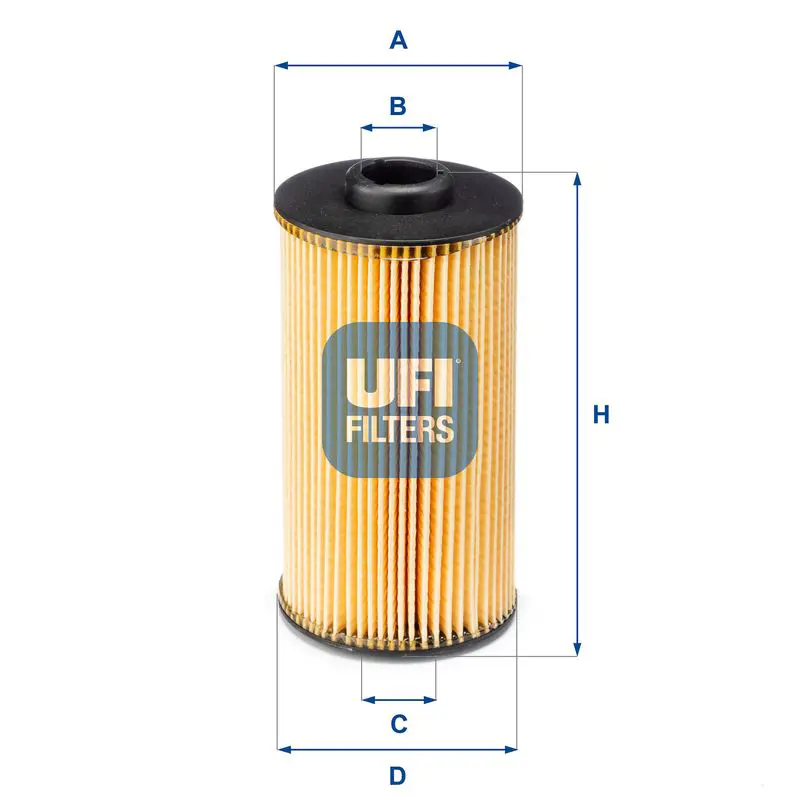 Handler.Part Oil filter UFI 2503800 1