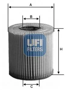 Handler.Part Oil filter UFI 2504500 1