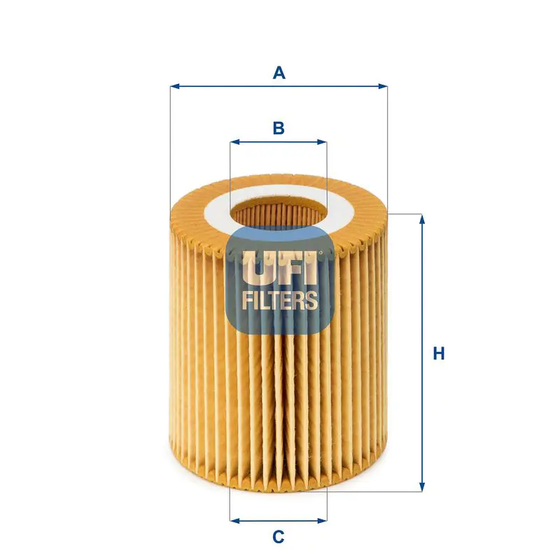 Handler.Part Oil filter UFI 2502800 1