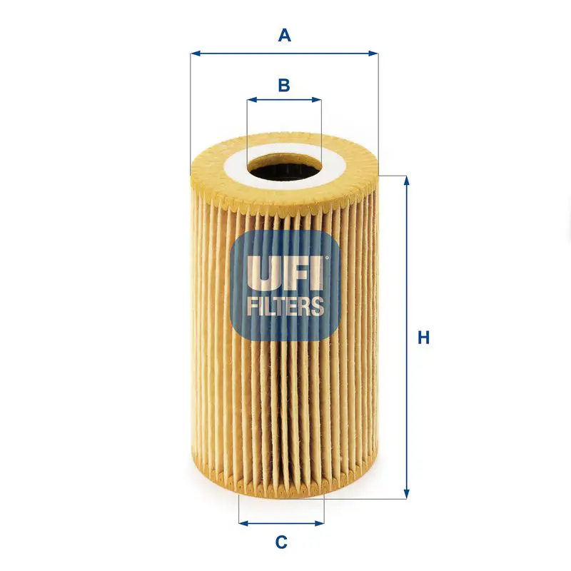 Handler.Part Oil filter UFI 2500800 1