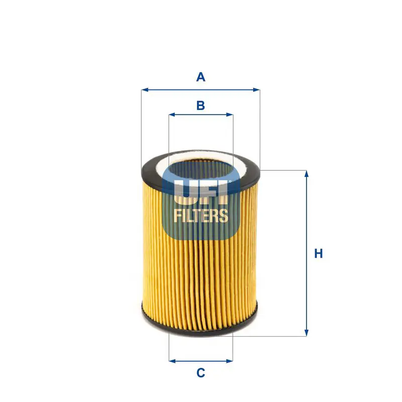 Handler.Part Oil filter UFI 2507100 1