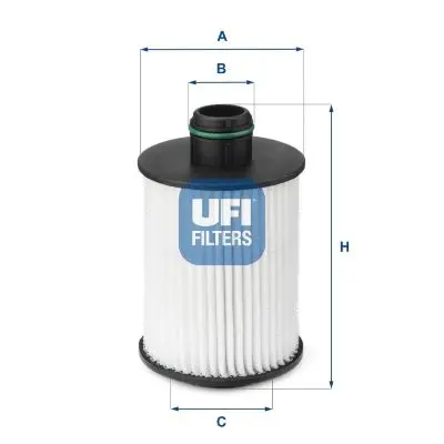 Handler.Part Oil filter UFI 2509300 1