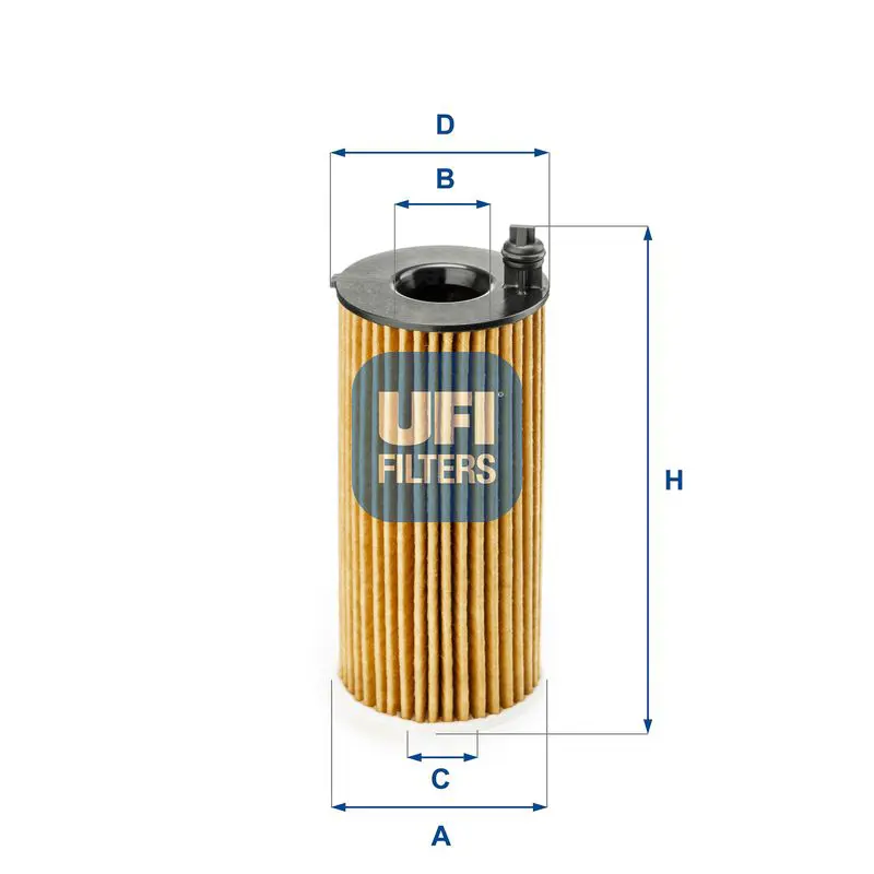 Handler.Part Oil filter UFI 2518800 1