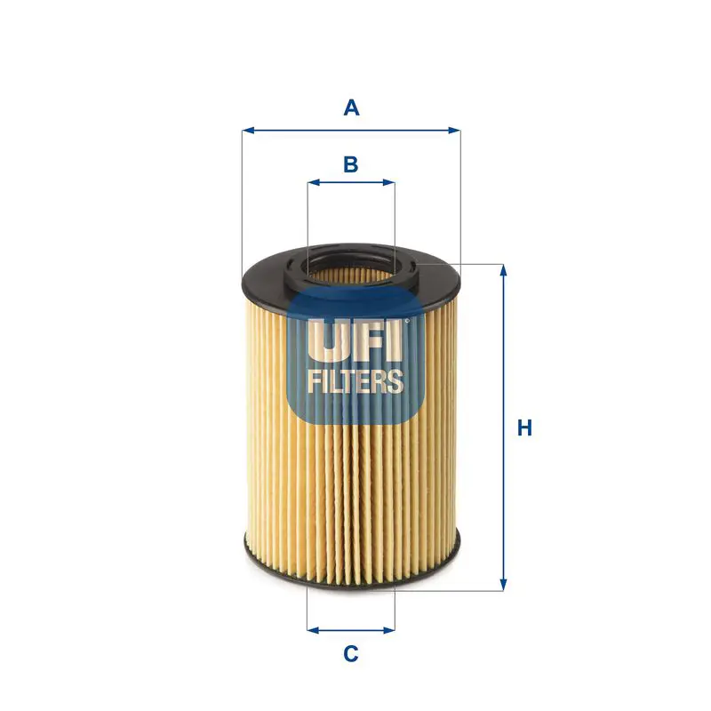 Handler.Part Oil filter UFI 2507500 1