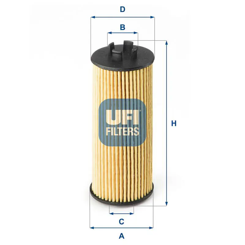 Handler.Part Oil filter UFI 2518500 1