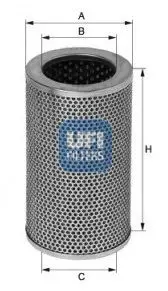 Handler.Part Oil filter UFI 2543100 1