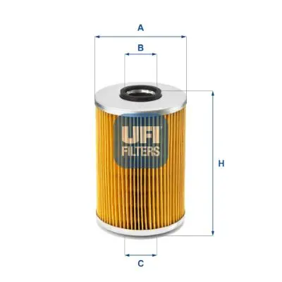 Handler.Part Oil filter UFI 2553900 1