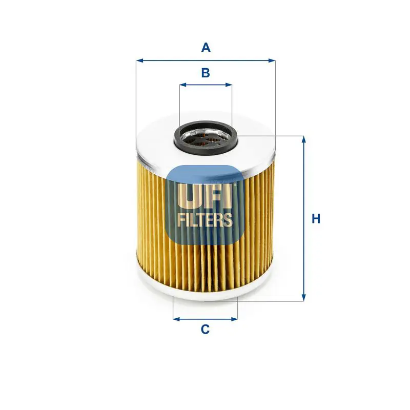 Handler.Part Oil filter UFI 2554100 1