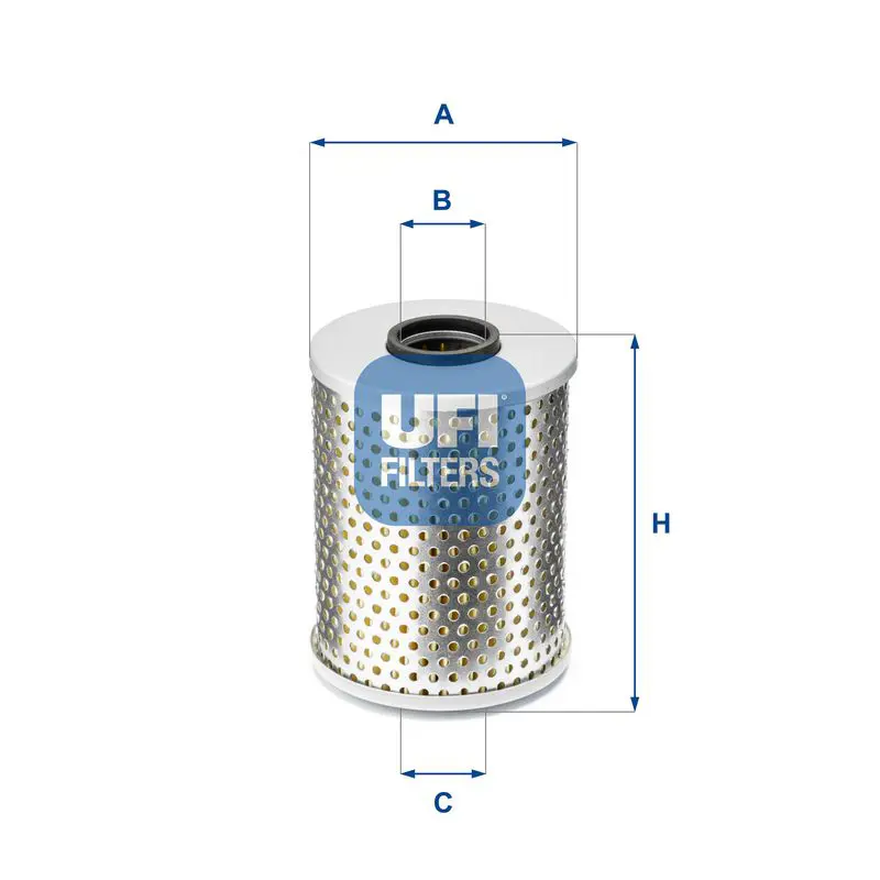 Handler.Part Oil filter UFI 2554800 1