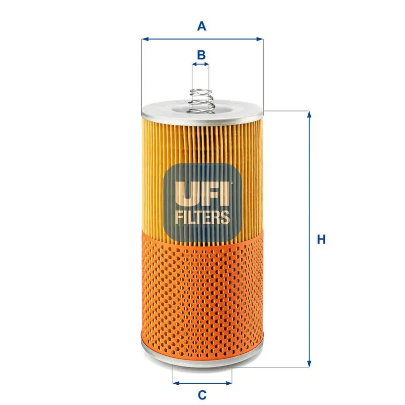 Handler.Part Oil filter UFI 2542301 1