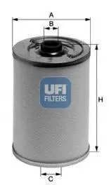 Handler.Part Fuel filter UFI 2106200 1