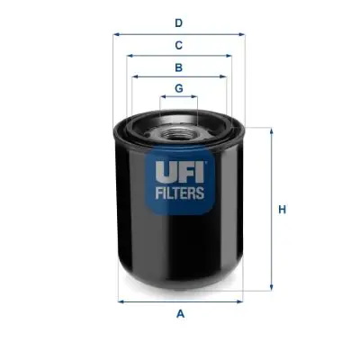 Handler.Part Air dryer cartridge, compressed-air system UFI 2734400 1