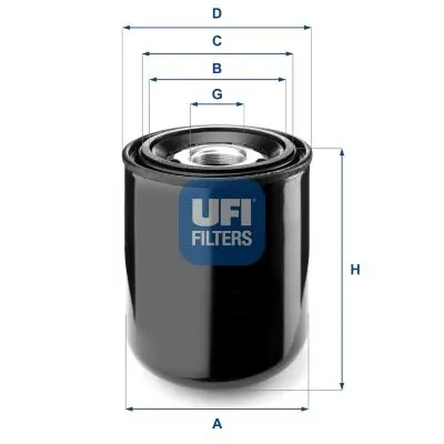 Handler.Part Air dryer cartridge, compressed-air system UFI 2725900 1