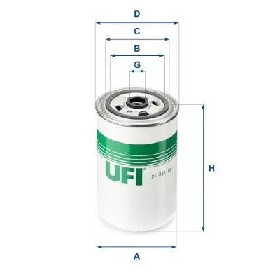 Handler.Part Fuel filter UFI 2403100 1