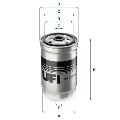 Handler.Part Fuel filter UFI 2401200 1