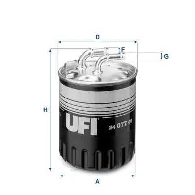 Handler.Part Fuel filter UFI 2407700 1