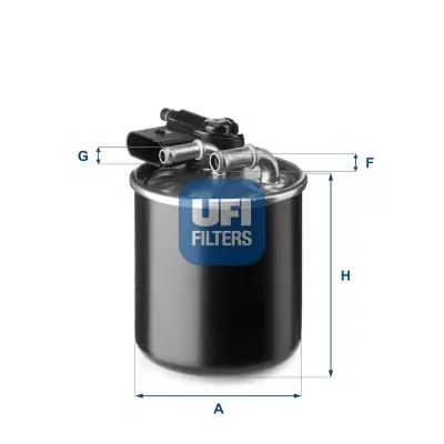 Handler.Part Fuel filter UFI 2414800 1