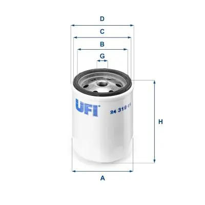 Handler.Part Fuel filter UFI 2431901 1