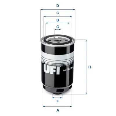 Handler.Part Fuel filter UFI 2412200 1