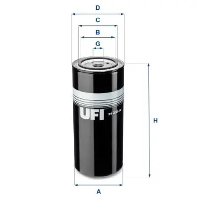 Handler.Part Fuel filter UFI 2433600 1