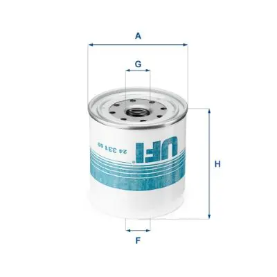 Handler.Part Fuel filter UFI 2433100 1