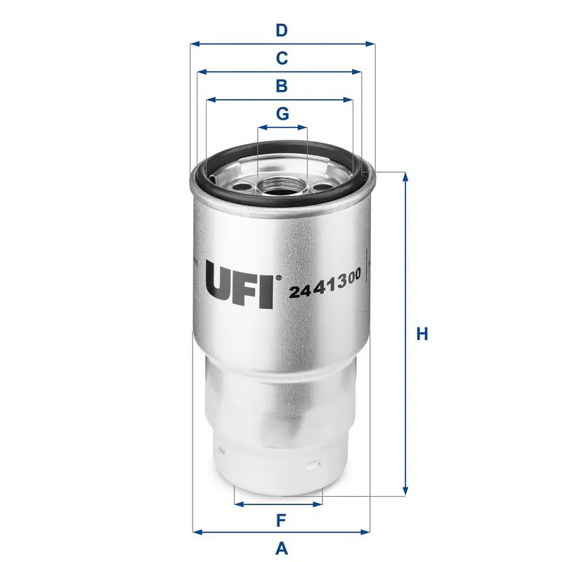 Handler.Part Fuel filter UFI 2441300 1