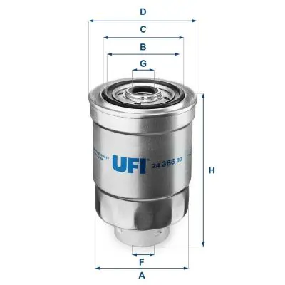 Handler.Part Fuel filter UFI 2436600 1