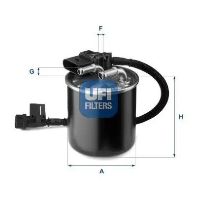 Handler.Part Fuel filter UFI 2414900 1