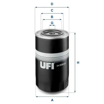 Handler.Part Fuel filter UFI 2430800 1