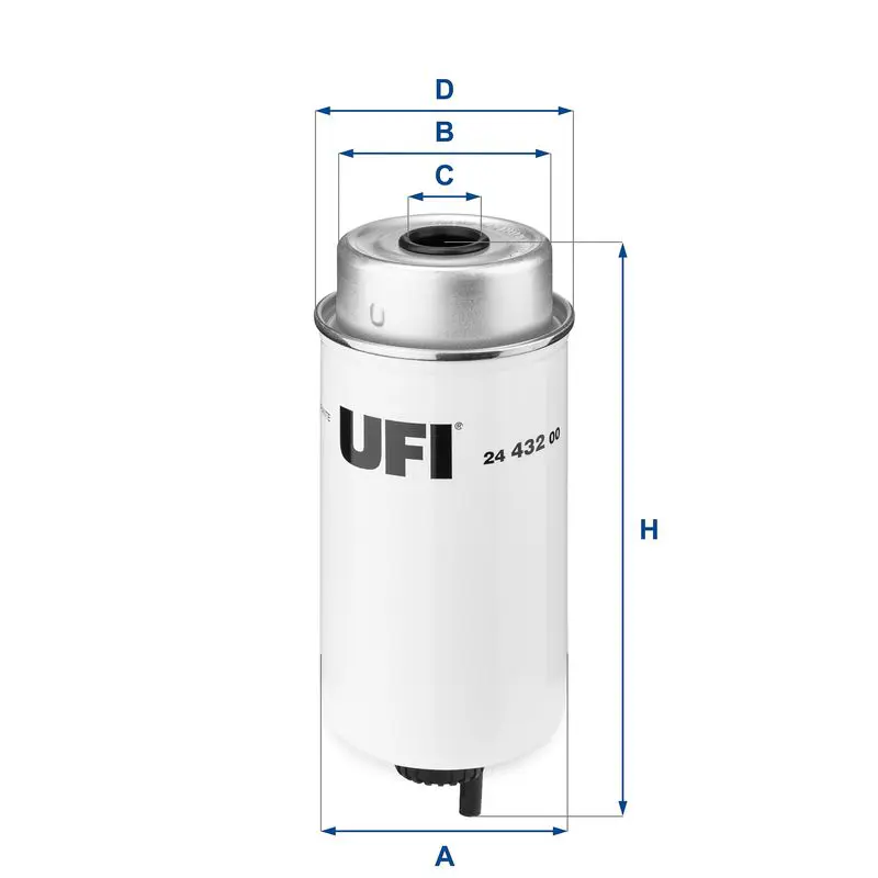 Handler.Part Fuel filter UFI 2443200 1