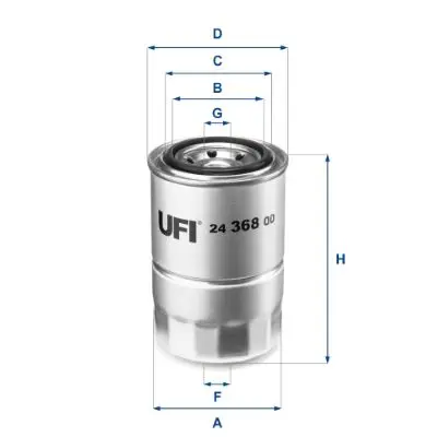 Handler.Part Fuel filter UFI 2436800 1