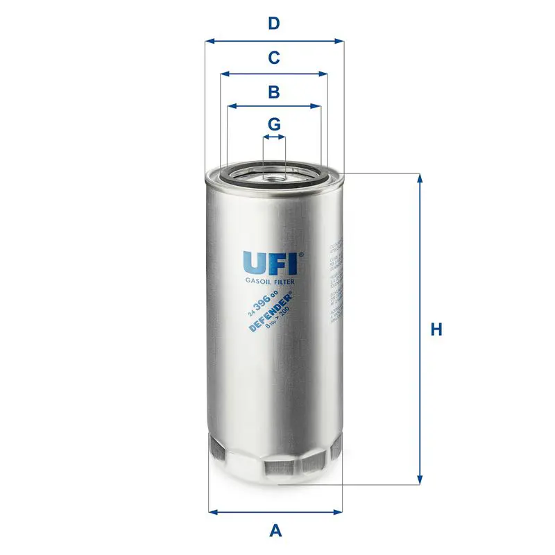 Handler.Part Fuel filter UFI 2439600 1