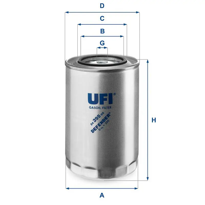 Handler.Part Fuel filter UFI 2439500 1