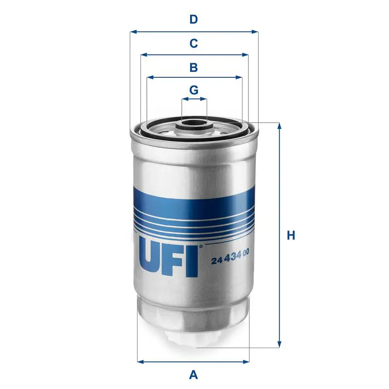 Handler.Part Fuel filter UFI 2443400 1