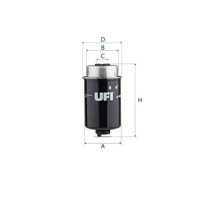 Handler.Part Fuel filter UFI 2446400 1