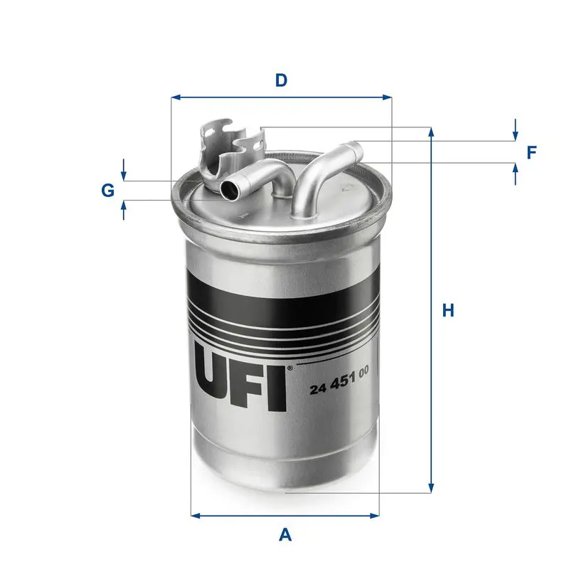 Handler.Part Fuel filter UFI 2445100 1