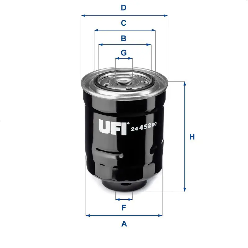 Handler.Part Fuel filter UFI 2445200 1