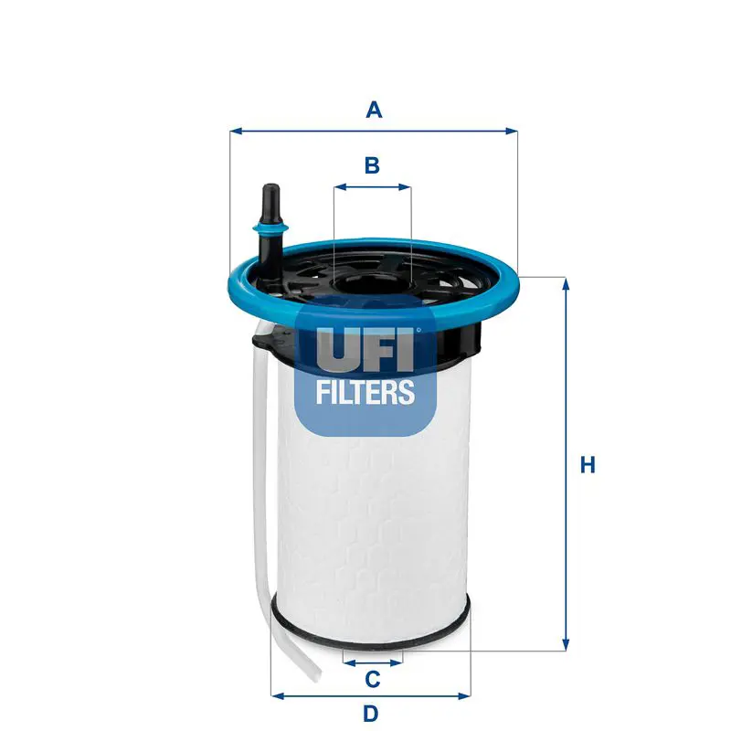 Handler.Part Fuel filter UFI 2605200 1