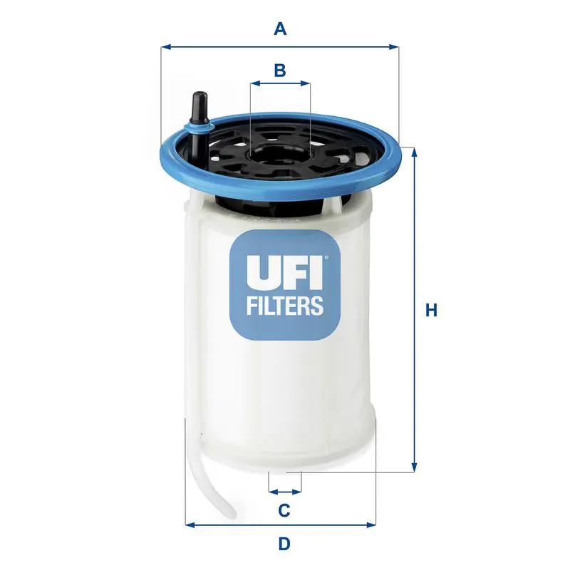 Handler.Part Fuel filter UFI 2607900 1