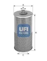 Handler.Part Oil filter UFI 2555100 1