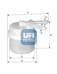 Handler.Part Fuel filter UFI 3100600 1