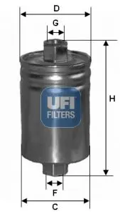 Handler.Part Fuel filter UFI 3158900 1